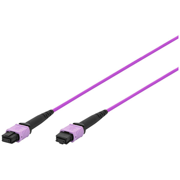 Digitus DK-2566-20/4 RJ45 Network cable Patch Violet Black 20m Ext...