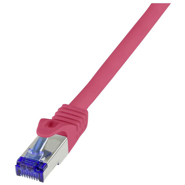 LogiLink C6A097S Network Cable RJ45 CAT6A S/FTP 10m Yellow wired 1-1
