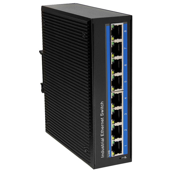 LogiLink NS203 Ethernet switch 8 ports 10/100/1000 MBit/s Industri...