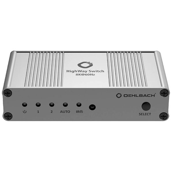 Oehlbach D1C6049 HighWay Switch 8K HDMI Switch 2 ports