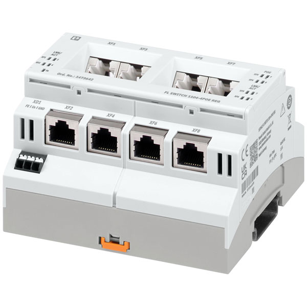 Phoenix Contact 1473642 FL SWITCH 1104-4POE Industrial Ethernet sw...