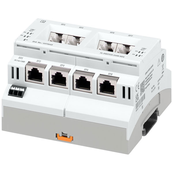 Phoenix Contact 1473643 FL SWITCH 1108 REG Industrial Ethernet swi...