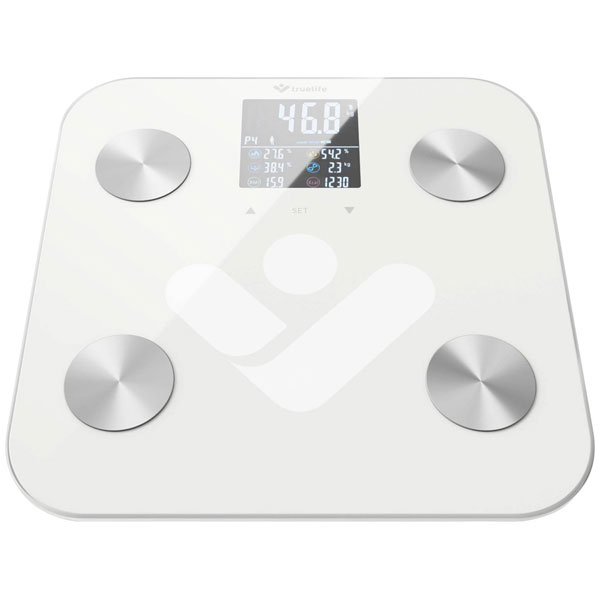 Truelife TLFSW7BTW FitScale W7 BT Bathroom Scales Digital White Bl...