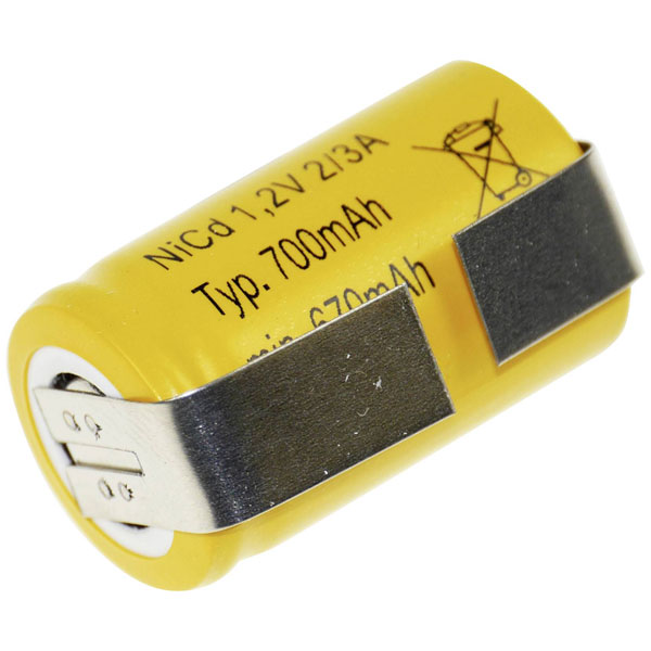 Mexcel 130474 Non-standard NiCd Rechargeable Battery 2/3 A 1.2 V 7...