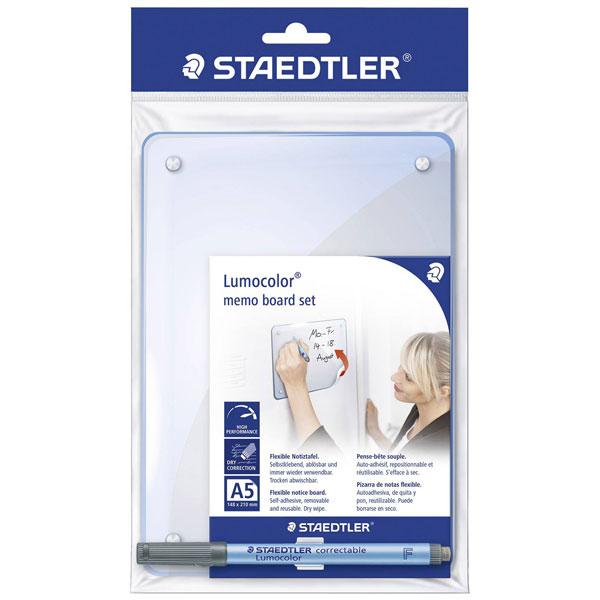 Staedtler 641 Memo board Transparent 148x210mm Detachable film Inc...