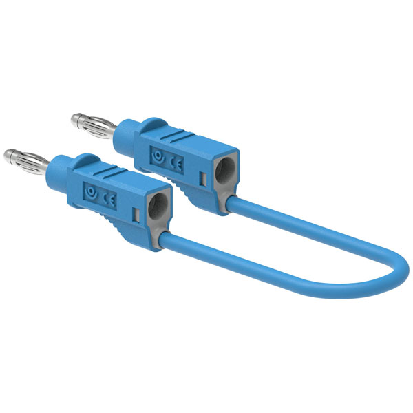 Electro PJP 2112-CD1-100BL Test lead Blue 4 mm jack 100 cm