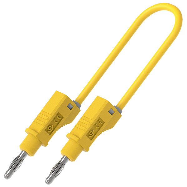 Electro PJP 2112-CD1-25J Test lead Yellow 25 cm 1 piece
