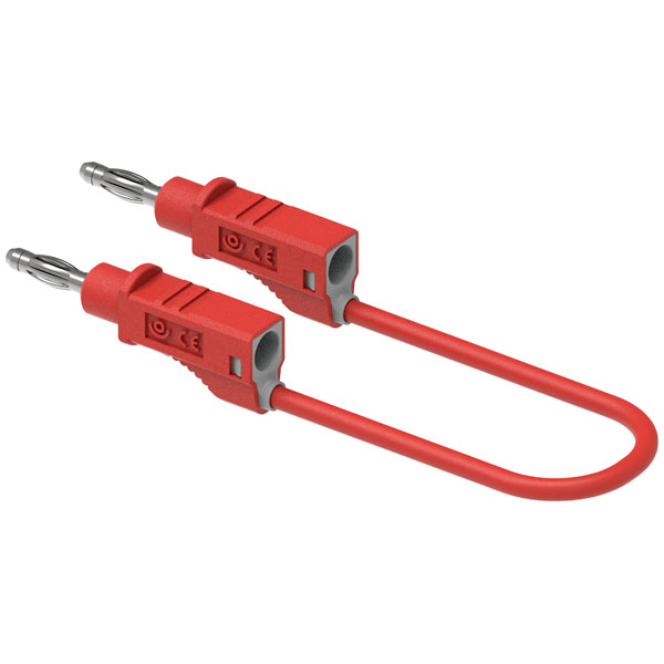 Electro PJP 2112-CD1-25R Test lead 25 cm Red Test Leads