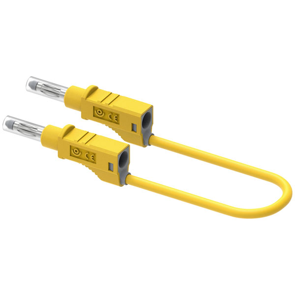 Electro PJP 2212/600V-CD1-25J Test lead Yellow 25 cm