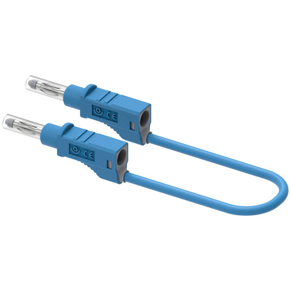 Electro PJP 2214/600V-CD1-50BL Test lead Jack plug 50 cm Blue