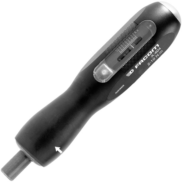 Facom A.404J2 Torque screwdriver set 13-piece 2-10 Nm red handle