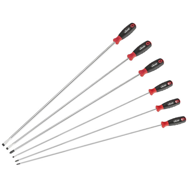 Vigor V4432/6 screwdriver set slot/Phillips assorted sizes 6 pieces