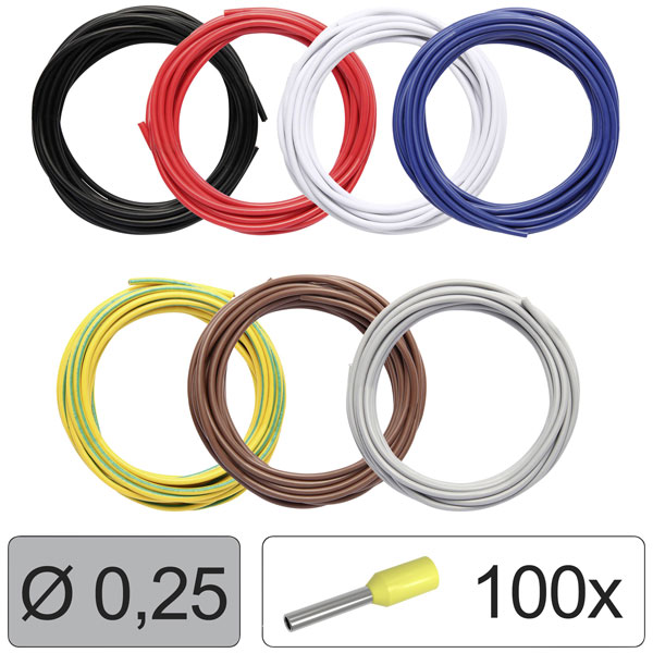Quadrios 25CW111 LiFY Wire 0.25 mm² Multicolour 1 Set Comms & Cont...