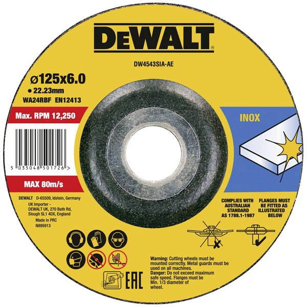 DEWALT DX7941-AE Grinding disc Diamond Disc 125x22.23mm