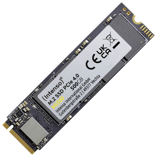 Intenso 3836460 Internal SSD 1 TB NVMe PCIe 4.0 x4 M.2 for fast da...