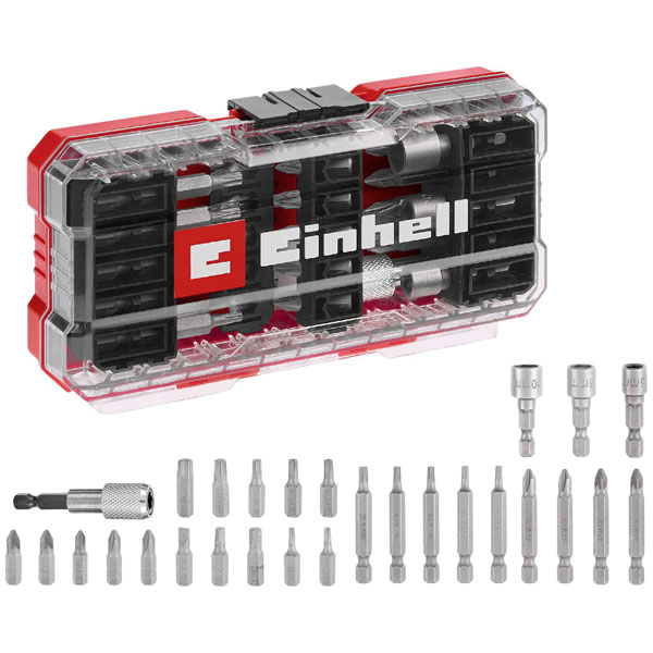 Einhell 118653 Impact Bit Set 1/4" 10-piece PH PZ TORX Allen Bits