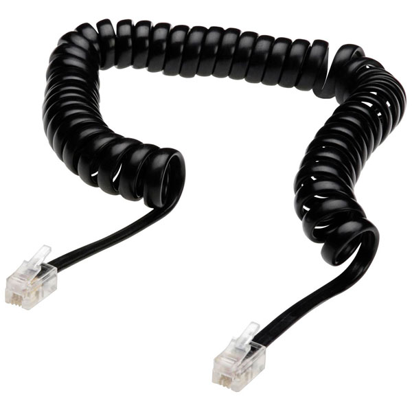 Digitus AK-460700-100-S Phone Cable Black 100m TAE-F plugs for tel...