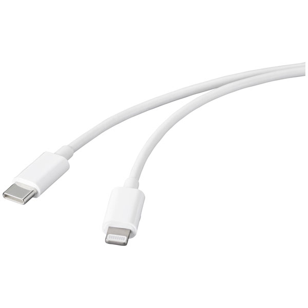 Basetech BT-2347612 USB cable USB 2.0 USB-C Lightning 2m White