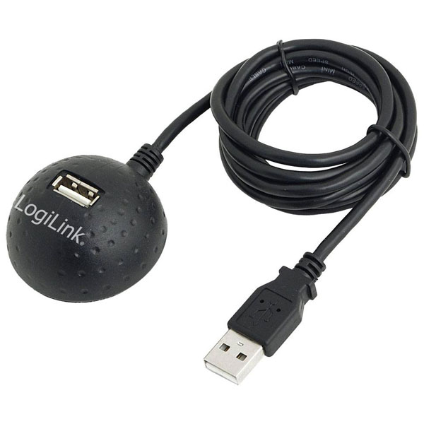 LogiLink USB cable CU0029 USB 2.0 USB-A to Micro-B Black 5m