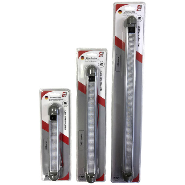 IWH 19301 IWH LED interior light 12 V 340 x 33 x 35 mm Swivelling ...