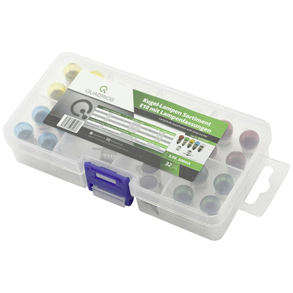 Quadrios 1802O017 Dashboard bulb 3.5 V 0.7 W E10 Base 32 pcs Vehic...