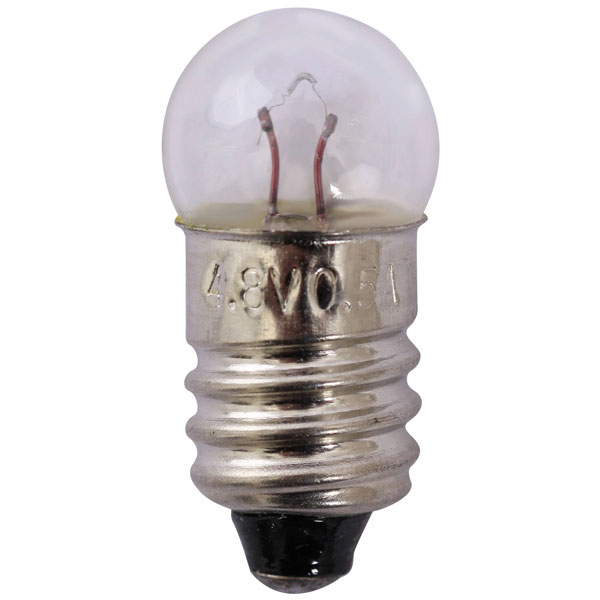Quadrios 22O183 Bicycle light bulb 4.8 V 2.4 W Base E10 White