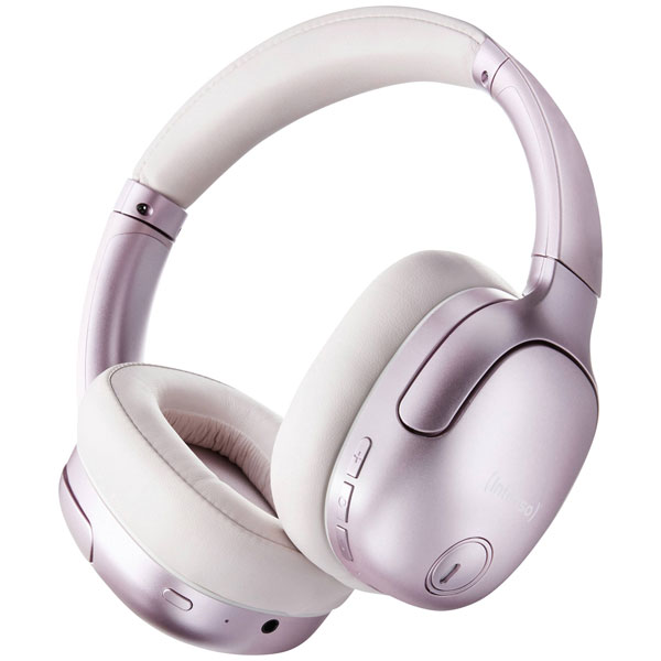 Intenso 3740403 Over-ear headphones Rose Foldable Hi-Fi Earphones