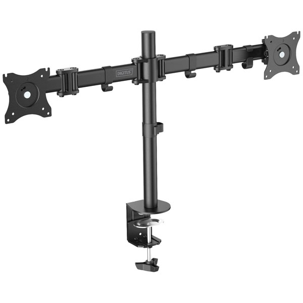 Digitus DA-90400 Monitor desk mount Black matt Rotatable Height-ad...