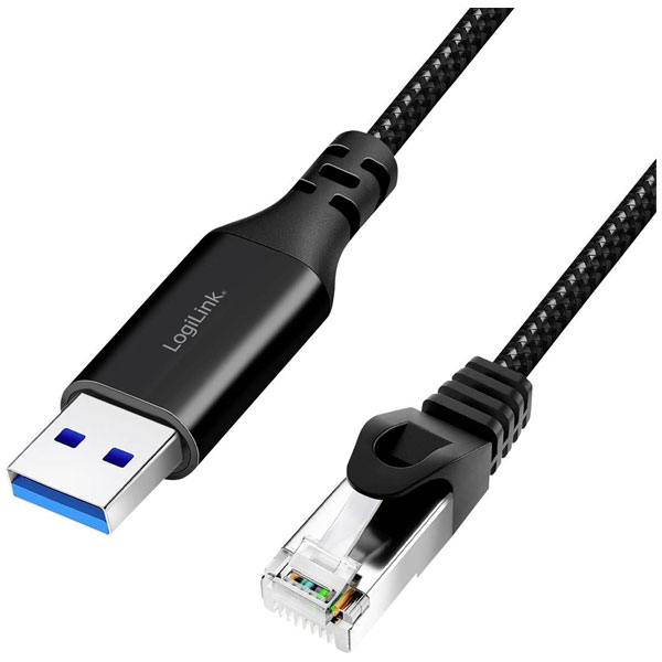 LogiLink CU0412 Adapter cable USB-C to RJ45 2m USB 3.2 Gen 1
