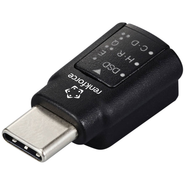 Renkforce RF-6615890 Adapter USB-C to 3.5mm Jack for Headphones Use