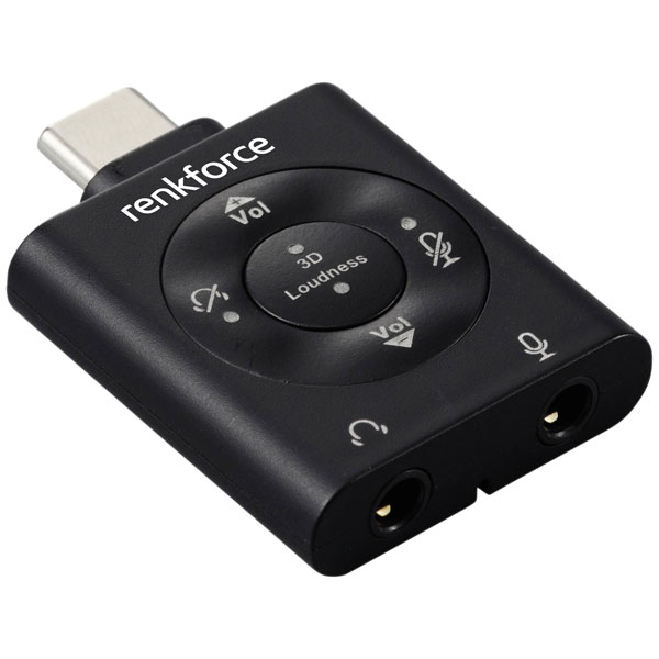 Renkforce RF-6826672 USB-C Adapter 8K 140W 40Gbps Male to Female USB4