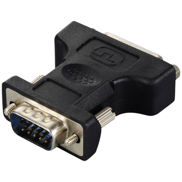 Renkforce Rf-6667626 Adapter DVI VGA Black Screwable 29-Pin Socket...
