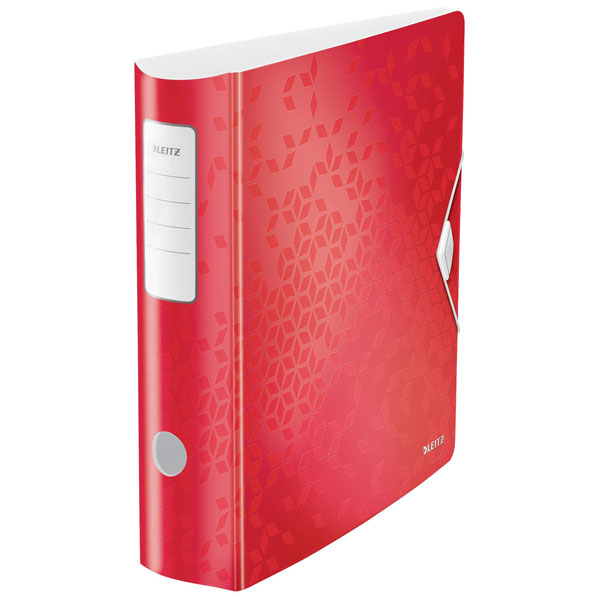 Leitz 11070026 Folder A4 65Mm Spine Red 2 Brackets Standard Filing