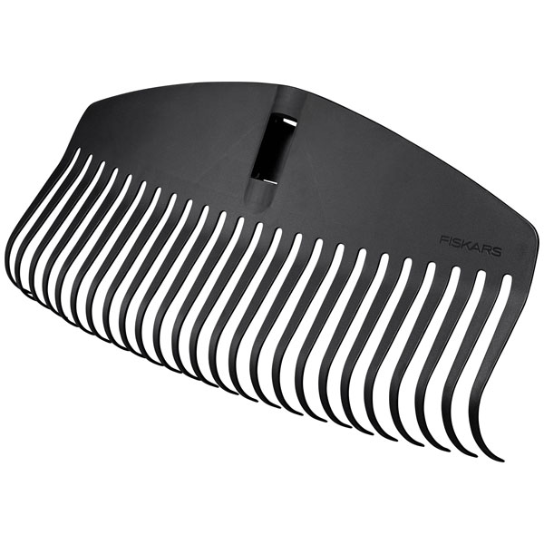 Fiskars 1027037 Leaf Broom Green Plastic Handle Durable Lightweigh...