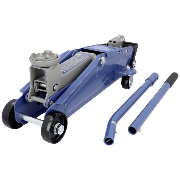Cartrend 7740014 Floor Jack 2 T Working Height 135 - 340 Cm Blue Steel