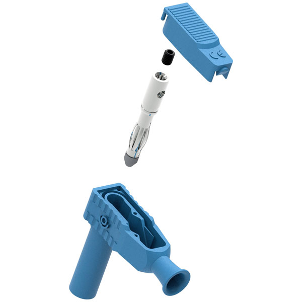 Electro Pjp 1087-Cd1-Bl Jack Plug Blue 1Pc Jack Plugs Sockets