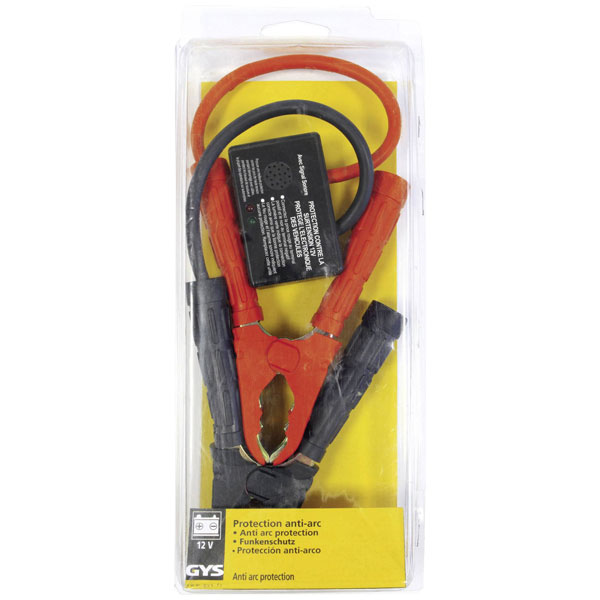 Gys 041318 Arc Protection Jumper Cables 12-24V Copper 3M Red Black