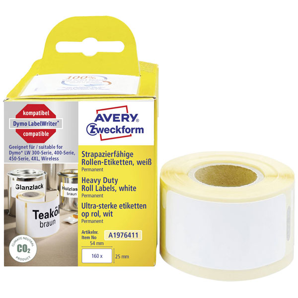 Avery-Zweckform A1976414 Label Roll White Film 59X102mm 50Pieces P...