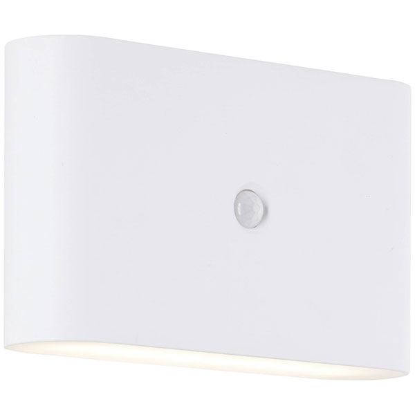 Brilliant G80605 06 Xino LED Wall Light 34W Black With Motion Detector