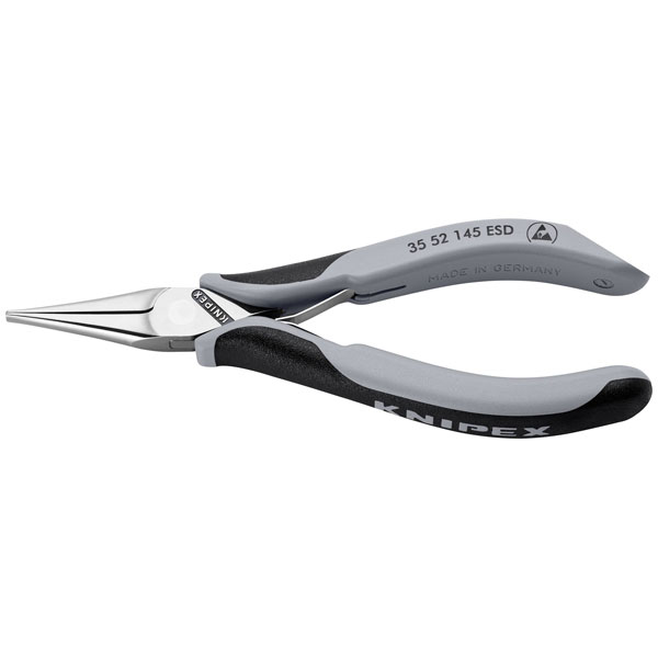 Knipex 35 52 145 ESD Tweezers Needle Nose Pliers Black Anti-Static...