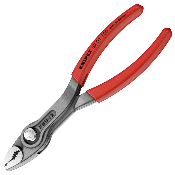 Knipex 82 02 250 Slip Joint Pliers Flat & Round Nose 257 mm