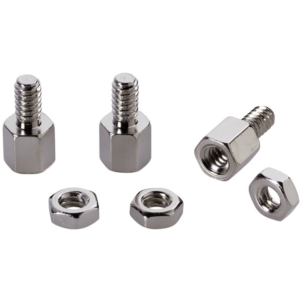 Renkforce Rf-4547338 Rf-4945665 D-Sub Plug Screws Silver 20 Pieces