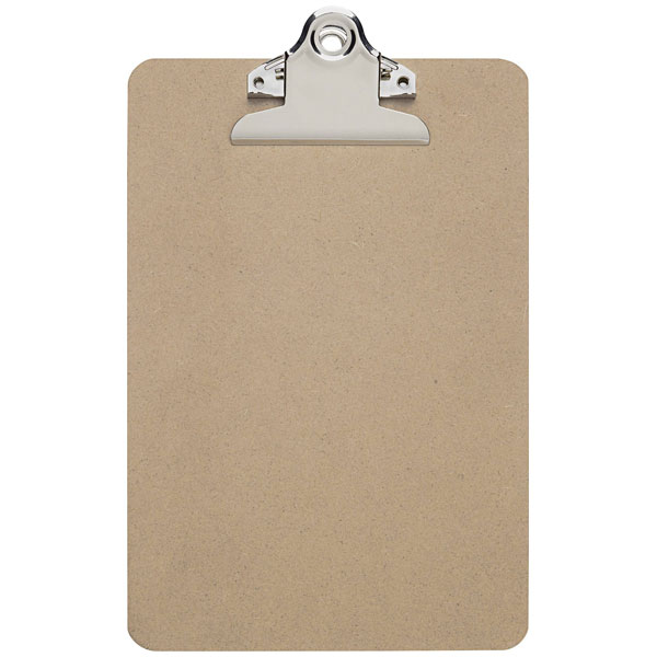 Maul 2392470 Clipboard Wood 160 X 255 X 30 mm Durable Wooden Clipboard