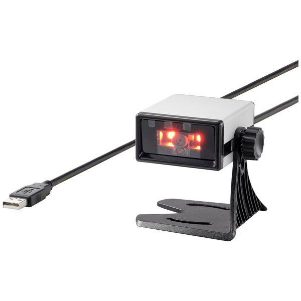 Renkforce Rf-3794272 2D Barcode Scanner USB Desktop Silver Black C...