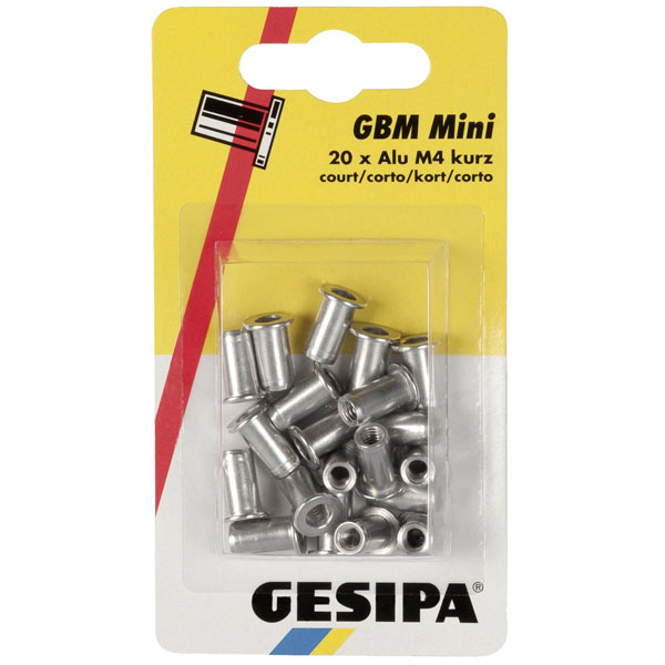 Gesipa 1455371 Blind Rivet Nut M8 100 Pieces Steel Durable And Rel...