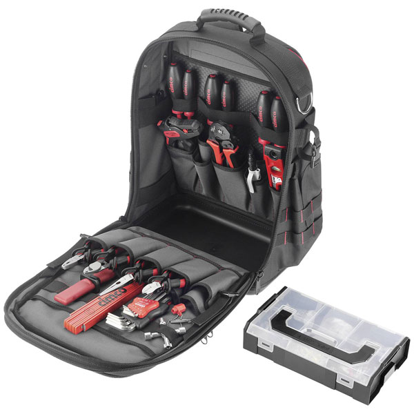 Cimco 170426 Ergonomic Tool Backpack With Tools Lwh 280X220X480mm
