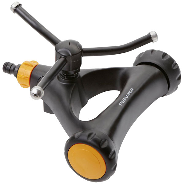 Fiskars 1070579 Comfort Lawn Sprinkler Green Plastic 28M Max Coverage