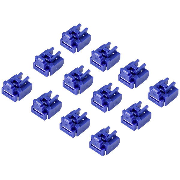 Renkforce Rf-4695228 RJ45 Lan Socket Lock Set Blue 12-Piece Pc & L...