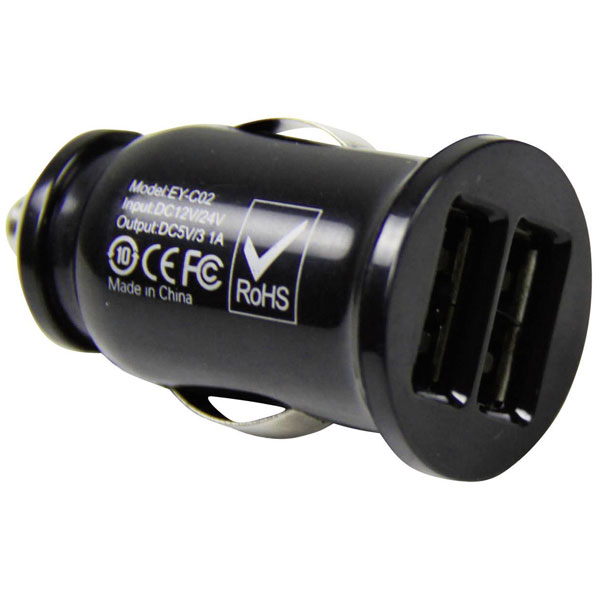 HP 20506 Duo USB Charging Plug 12V To 5V Car Connectors & Housing