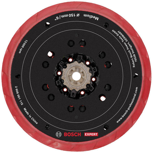Bosch 2608001115 Expert Grinding Pad Multi-Hole 150 mm Medium Abra...